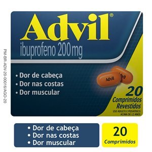 Advil 200Mg 20 Comprimidos