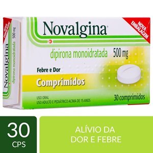 ANALGÉSICO - NOVALGINA 500MG 30 COMPRIMIDOS