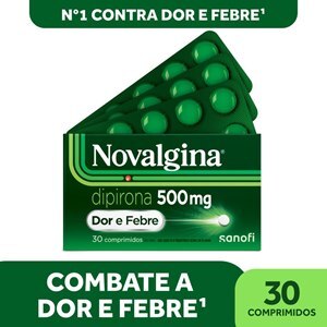 Analgésico - Novalgina 500Mg 30 Comprimidos