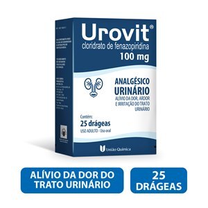 Fenazopiridina - Urovit 100Mg 25 Drágeas