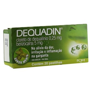Dequadin Menta 20 Pastilhas