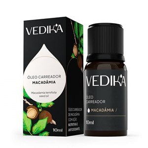 ÓLEO ESSENCIAL CARREADOR MACÂDAMIA VEDIKA 10ML