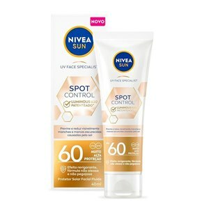 PROTETOR SOLAR FACIAL NIVEA SUN SPOT CONTROL FPS60 40ML