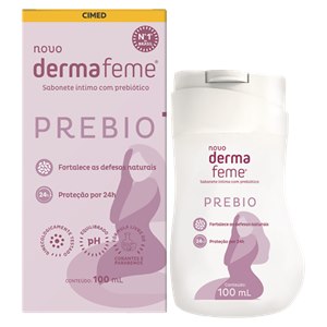 SABONETE ÍNTIMO LÍQUIDO DERMAFEME PREBIO 100ML