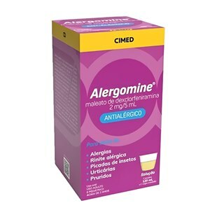 DEXCLORFENIRAMINA - ALERGOMINE 2MG/5ML 120ML