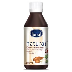 ÓLEO AMÊNDOAS NATURAL IDEAL 200ML