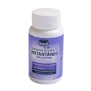 REMOVEDOR DE ESMALTE INSTANTÂNEO SEM ACETONA 75ML 