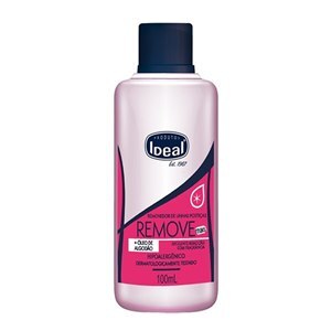 REMOVEDOR DE UNHAS POSTIÇAS REMOVE MAIS IDEAL+ ÓLEO DE ALGODÃO 100ML 