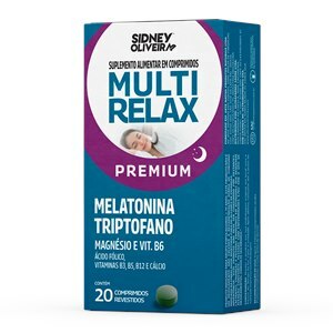 MULTI RELAX PREMIUM 20 COMPRIMIDOS SIDNEY OLIVEIRA