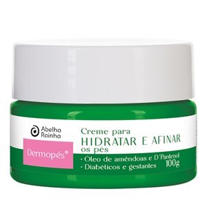 CREME DERMOPÉS HIDRATANTE PARA OS PÉS PELE SENSÍVEL ABELHA RAINHA 100G