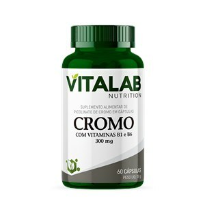 PICOLINATO DE CROMO 300MG VITALAB 60 CÁPSULAS