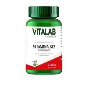 VITAMINA B12 9,9MCG VITALAB 30 CÁPSULAS