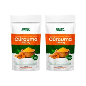 C+Rcuma  250Mg 500 Comprimidos Sidney Oliveira