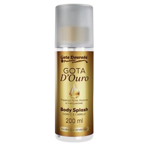 Body Splash Gota Dourada D´ouro 200ml