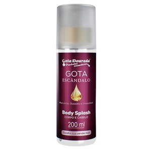 Body Splash Gota Dourada Escândalo 200ml