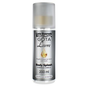 Body Splash Gota Dourada Livre 200ml