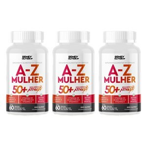 A-Z MULHER 50+ MULHERES ATIVAS 60 CÁPSULAS SIDNEY OLIVEIRA  - 3 UNIDADES