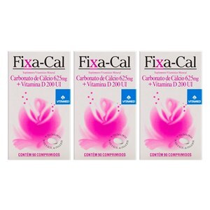 FIXA-CAL 625 + VITAMINA D 90 COMPRIMIDOS (POTE)