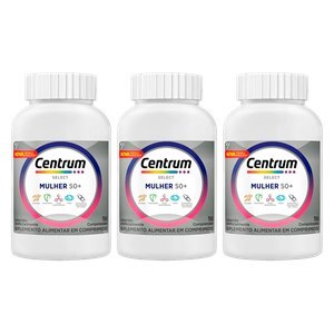 MULTIVITAMÍNICO CENTRUM SELECT MULHER 150 COMPRIMIDOS - 3 UNIDADES