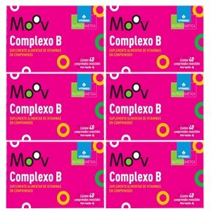 COMPLEXO B MOOV 40 COMPRIMIDOS - 6 UNIDADES