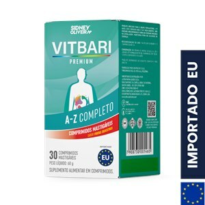 VITBARI PREMIUM 30 COMPRIMIDOS UNIÃO EUROPEIA  SIDNEY OLIVEIRA