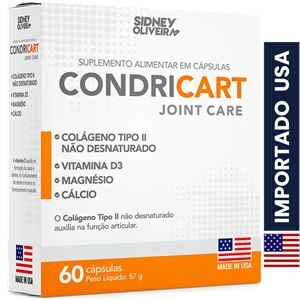 Condricart Joint Care Made In Usa 60 Cápsulas Sidney Oliveira 