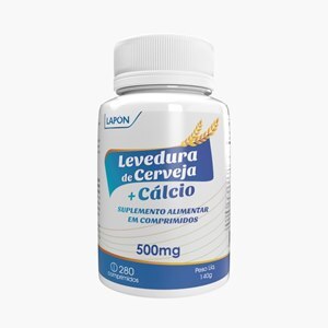 LEVEDURA DE CERVEJA + CÁLCIO 500MG 280 COMPRIMIDOS