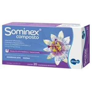 VALERIANA + PASSIFLORA EMS - SOMINEX COMPOSTO 20 COMPRIMIDOS 