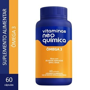 VITAMINAS NEO QUÍMICA ÔMEGA 3 60 CÁPSULAS