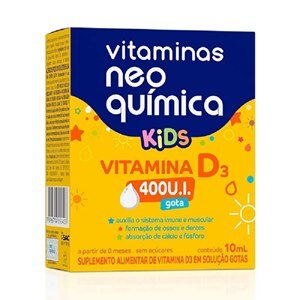 VITAMINAS NEO QUÍMICA VITAMINA D 400UI GOTAS 10ML