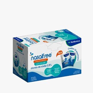 CLORETO DE SÓDIO - NASALFREE 9MG/ML ALTO VOLUME PÓ REFIL 30 ENVELOPES