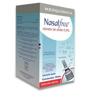 CLORETO DE SÓDIO - NASALFREE 9MG/ML SPRAY 50ML