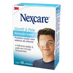 PROTETOR OCULAR ADULTO NEXCARE GENTIL À PELE 10 UNIDADES