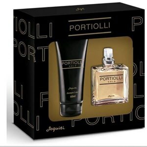 KIT PORTIOLLI GOLD SHAMPO 60ML+COLÔNIA 25ML JEQUITI 