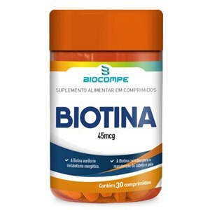 BIOTINA 45MCG BIOCOMPE 30 CP