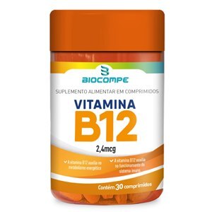 VITAMINA B12 2,4MCG BIOCOMPE 30 CP