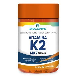 VITAMINA K2 MK7 120MCG BIOCOMPE 30 CP 