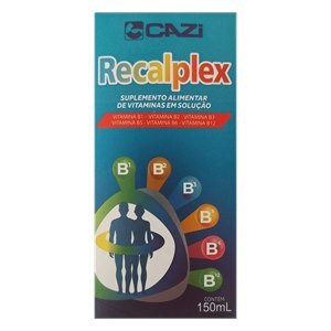 POLIVITAMÍNICO RECALPLEX SOLUÇÃO 150ML