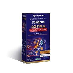 COLÁGENO ULTRA + MAGNÉSIO + VITAMINA D 30 CÁPSULAS