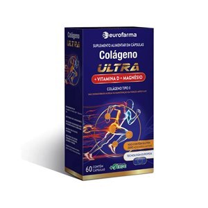 COLÁGENO ULTRA + MAGNÉSIO + VITAMINA D 60 CÁPSULAS