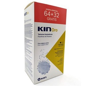 KIN ORO PASTILHAS DE LIMPEZA 64 UNIDADES + 32 GRÁTIS 