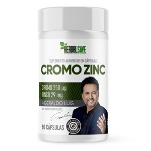 CROMO 250 MCG + ZINCO 29 MG HERBALSAVE 60 CÁPSULAS