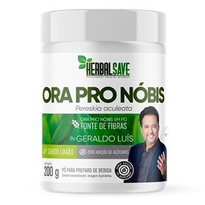 ORA PRO NÓBIS SOLÚVEL SABOR LIMÃO HERBALSAVE 200G