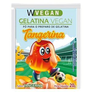 Gelatina Sabor Tangerina Sachê Wvegan 20g
